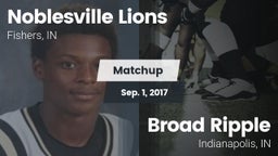 Matchup: Noblesville Lions vs. Broad Ripple  2017