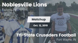 Matchup: Noblesville Lions vs. Tri-State Crusaders Football 2019