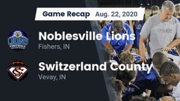 Recap: Noblesville Lions vs. Switzerland County  2020