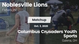 Matchup: Noblesville Lions vs. Columbus Crusaders Youth Sports 2020