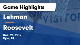 Lehman  vs Roosevelt  Game Highlights - Dec. 26, 2019