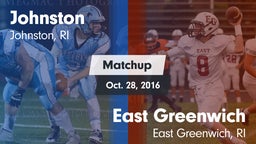 Matchup: Johnston  vs. East Greenwich  2016