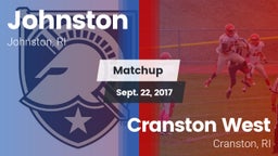 Matchup: Johnston  vs. Cranston West  2017