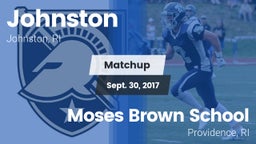 Matchup: Johnston  vs. Moses Brown School 2017