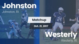 Matchup: Johnston  vs. Westerly  2017