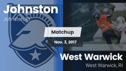 Matchup: Johnston  vs. West Warwick  2017