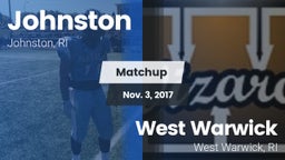 Matchup: Johnston  vs. West Warwick  2017