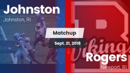 Matchup: Johnston  vs. Rogers  2018