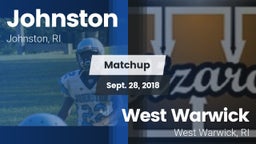 Matchup: Johnston  vs. West Warwick  2018