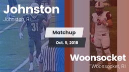 Matchup: Johnston  vs. Woonsocket  2018