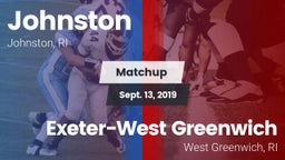 Matchup: Johnston  vs. Exeter-West Greenwich  2019