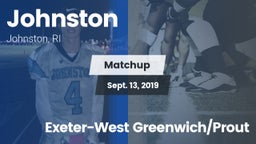Matchup: Johnston  vs. Exeter-West Greenwich/Prout 2019