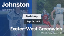 Matchup: Johnston  vs. Exeter-West Greenwich  2019