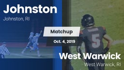 Matchup: Johnston  vs. West Warwick  2019