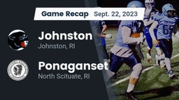 Recap: Johnston  vs. Ponaganset  2023