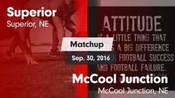 Matchup: Superior vs. McCool Junction  2016