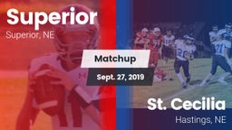 Matchup: Superior vs. St. Cecilia  2019