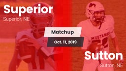 Matchup: Superior vs. Sutton  2019