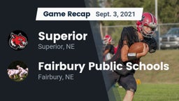 Recap: Superior  vs. Fairbury Public Schools 2021