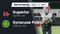 Recap: Superior  vs. Syracuse Public  2021