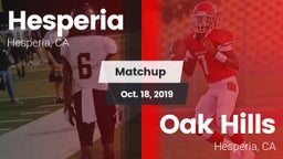 Matchup: Hesperia  vs. Oak Hills  2019