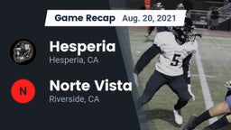 Recap: Hesperia  vs. Norte Vista  2021