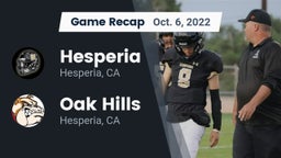 Recap: Hesperia  vs. Oak Hills  2022