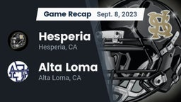 Recap: Hesperia  vs. Alta Loma  2023