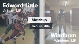 Matchup: Edward Little High vs. Windham  2016