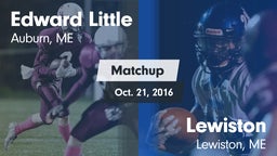 Matchup: Edward Little High vs. Lewiston  2016