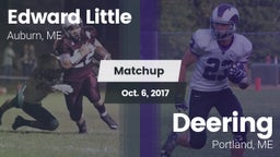 Matchup: Edward Little High vs. Deering  2017