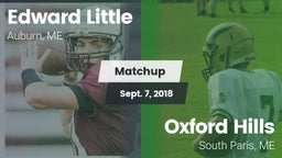 Matchup: Edward Little High vs. Oxford Hills  2018