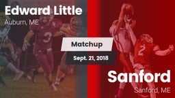 Matchup: Edward Little High vs. Sanford  2018