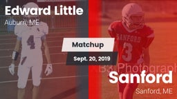 Matchup: Edward Little High vs. Sanford  2019