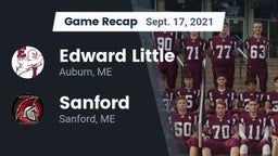 Recap: Edward Little  vs. Sanford  2021