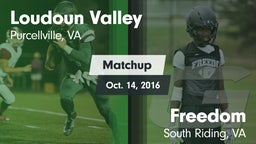 Matchup: Loudoun Valley High vs. Freedom  2016