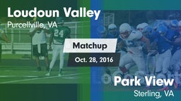 Matchup: Loudoun Valley High vs. Park View  2016