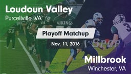 Matchup: Loudoun Valley High vs. Millbrook  2016