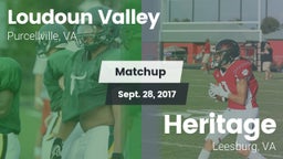 Matchup: Loudoun Valley High vs. Heritage  2017