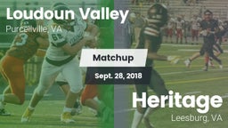 Matchup: Loudoun Valley High vs. Heritage  2018