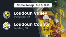 Recap: Loudoun Valley  vs. Loudoun County  2018