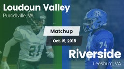 Matchup: Loudoun Valley High vs. Riverside  2018