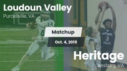 Matchup: Loudoun Valley High vs. Heritage  2019