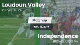 Matchup: Loudoun Valley High vs. Independence  2019