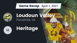 Recap: Loudoun Valley  vs. Heritage  2021