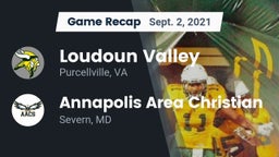Recap: Loudoun Valley  vs. Annapolis Area Christian  2021