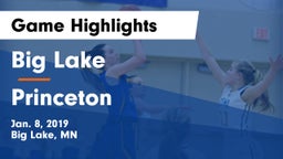 Big Lake  vs Princeton  Game Highlights - Jan. 8, 2019