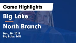 Big Lake  vs North Branch  Game Highlights - Dec. 20, 2019