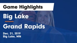 Big Lake  vs Grand Rapids  Game Highlights - Dec. 21, 2019