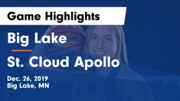 Big Lake  vs St. Cloud Apollo  Game Highlights - Dec. 26, 2019